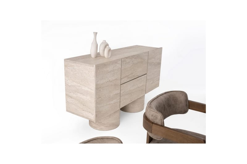 Thyrosen Konsollbord 150 cm - Travertine - Möbler - Bord & matgrupp - Avlastningsbord & sidobord - Konsolbord & hallbord