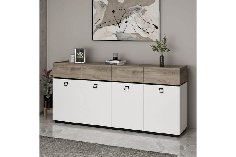 Tolwin Konsollbord 180 cm - Svart/Vit - Möbler - Bord & matgrupp - Avlastningsbord & sidobord - Konsolbord & hallbord