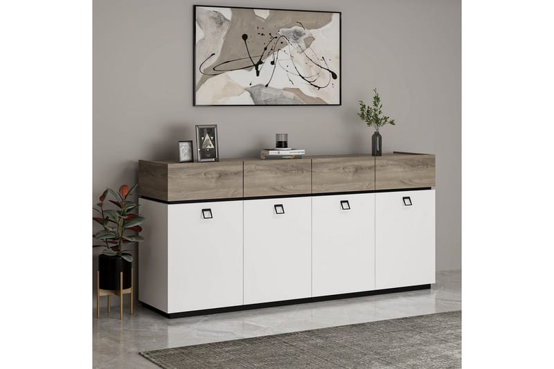 Tolwin Konsollbord 180 cm - Svart/Vit - Möbler - Bord & matgrupp - Avlastningsbord & sidobord - Konsolbord & hallbord