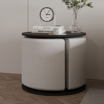 Torven Set med sidobord 43x47x43 cm - Antracit - Möbler - Bord & matgrupp - Avlastningsbord & sidobord - Brickbord & småbord