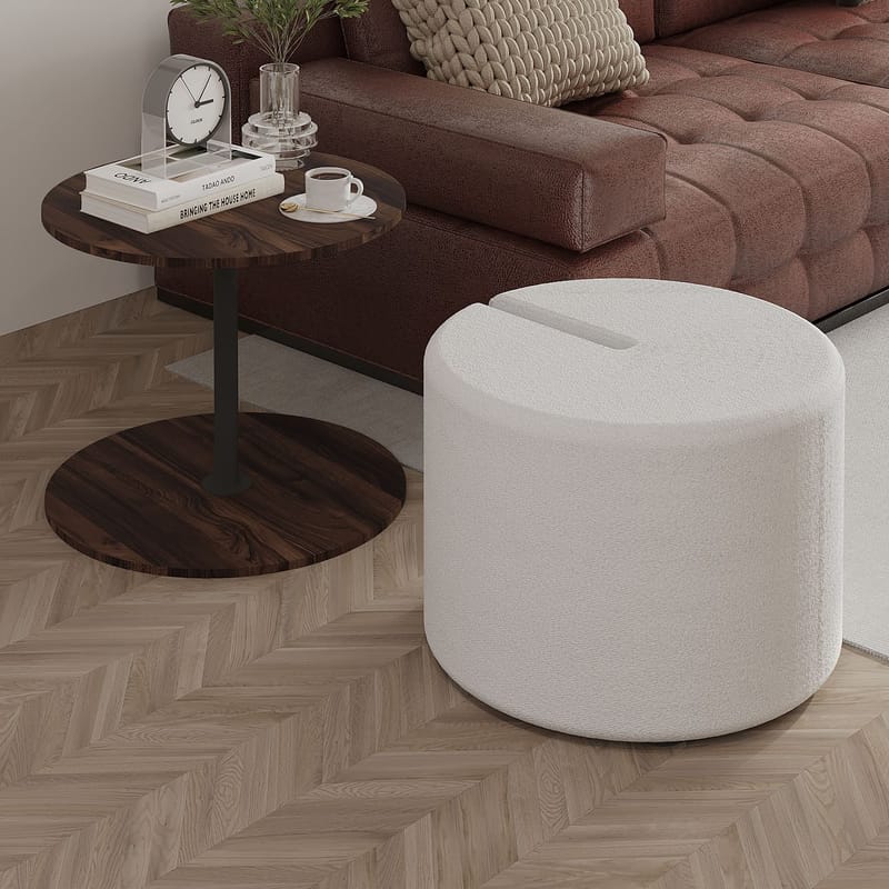 Torven Set med sidobord 43x47x43 cm - Valnöt - Möbler - Bord & matgrupp - Avlastningsbord & sidobord - Brickbord & småbord