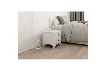 Torvenn Sängbord 45 cm - Matt Vit - Möbler - Bord & matgrupp - Avlastningsbord & sidobord - Sängbord & nattduksbord