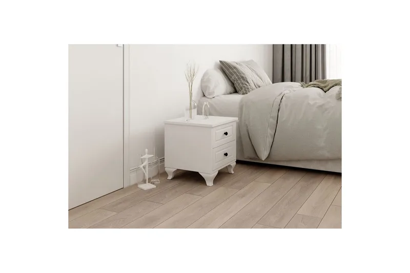 Torvenn Sängbord 45 cm - Matt Vit - Möbler - Bord & matgrupp - Avlastningsbord & sidobord - Sängbord & nattduksbord