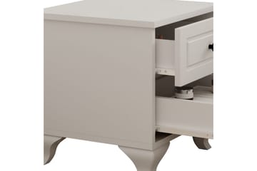 Torvenn Sängbord 45 cm - Matt Vit - Möbler - Bord & matgrupp - Avlastningsbord & sidobord - Sängbord & nattduksbord