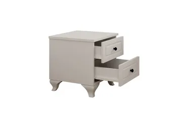 Torvenn Sängbord 45 cm - Matt Vit - Möbler - Bord & matgrupp - Avlastningsbord & sidobord - Sängbord & nattduksbord