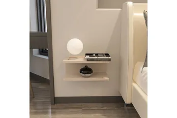 Torvic Sängbord 45 cm - Beige - Möbler - Bord & matgrupp - Avlastningsbord & sidobord - Sängbord & nattduksbord
