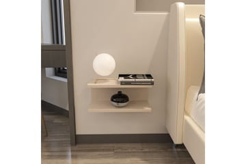 Torvic Sängbord 45 cm - Beige - Möbler - Bord & matgrupp - Avlastningsbord & sidobord - Sängbord & nattduksbord
