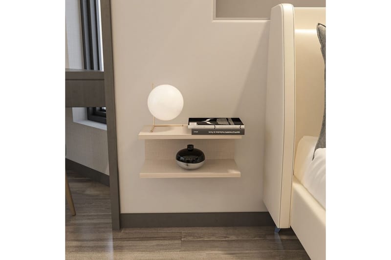 Torvic Sängbord 45 cm - Beige - Möbler - Bord & matgrupp - Avlastningsbord & sidobord - Sängbord & nattduksbord