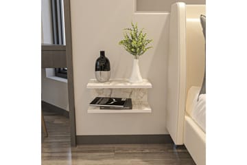 Torvic Sängbord 45 cm - Vit - Möbler - Bord & matgrupp - Avlastningsbord & sidobord - Sängbord & nattduksbord