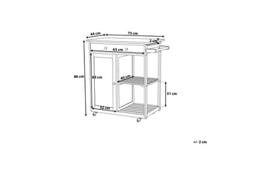 Trapani Serveringsbord 75 cm - Svart - Möbler - Bord & matgrupp - Avlastningsbord & sidobord