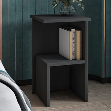 Tunel Nattduksbord 29,6x50x29,6 cm - Antracit - Möbler - Bord & matgrupp - Avlastningsbord & sidobord - Sängbord & nattduksbord