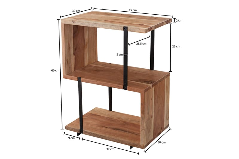 Tyleia Sidobord 45 cm - Möbler - Bord & matgrupp - Avlastningsbord & sidobord - Brickbord & småbord
