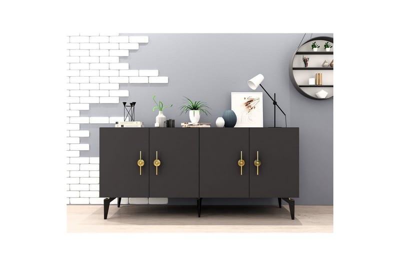 Ulmar Konsollbord 150 cm - Antracit - Möbler - Bord & matgrupp - Avlastningsbord & sidobord - Konsolbord & hallbord