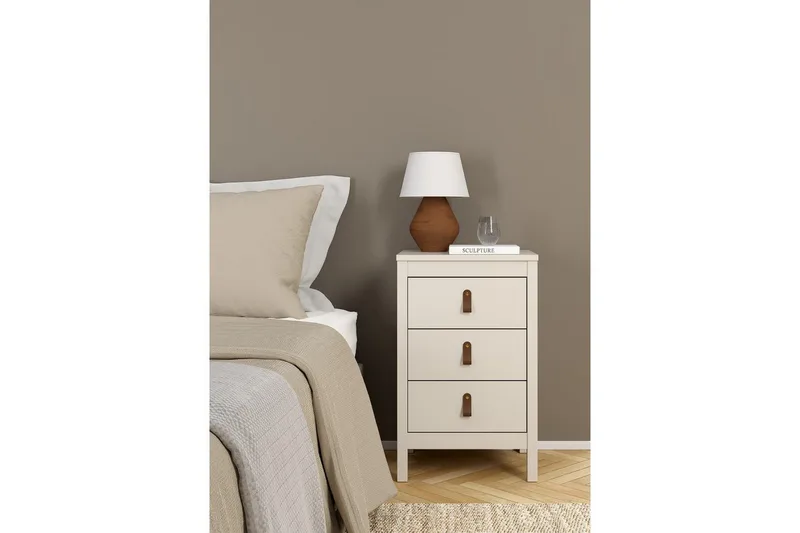 Vallvidera Sängbord 44 cm - Beige - Möbler - Bord & matgrupp - Avlastningsbord & sidobord - Sängbord & nattduksbord
