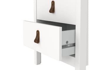 Vallvidera Sängbord 44 cm - Vit - Möbler - Bord & matgrupp - Avlastningsbord & sidobord - Sängbord & nattduksbord