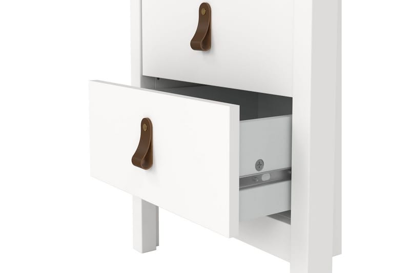 Vallvidera Sängbord 44 cm - Vit - Möbler - Bord & matgrupp - Avlastningsbord & sidobord - Sängbord & nattduksbord