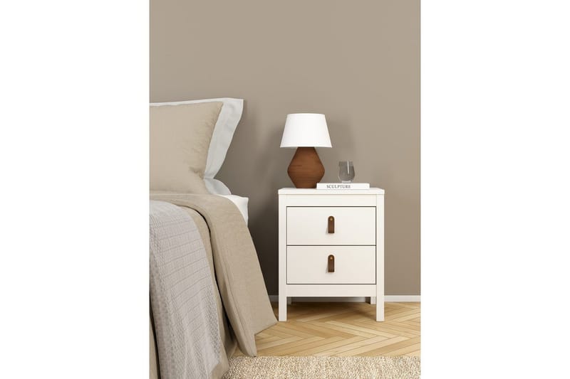 Vallvidera Sängbord 44 cm - Vit - Möbler - Bord & matgrupp - Avlastningsbord & sidobord - Sängbord & nattduksbord