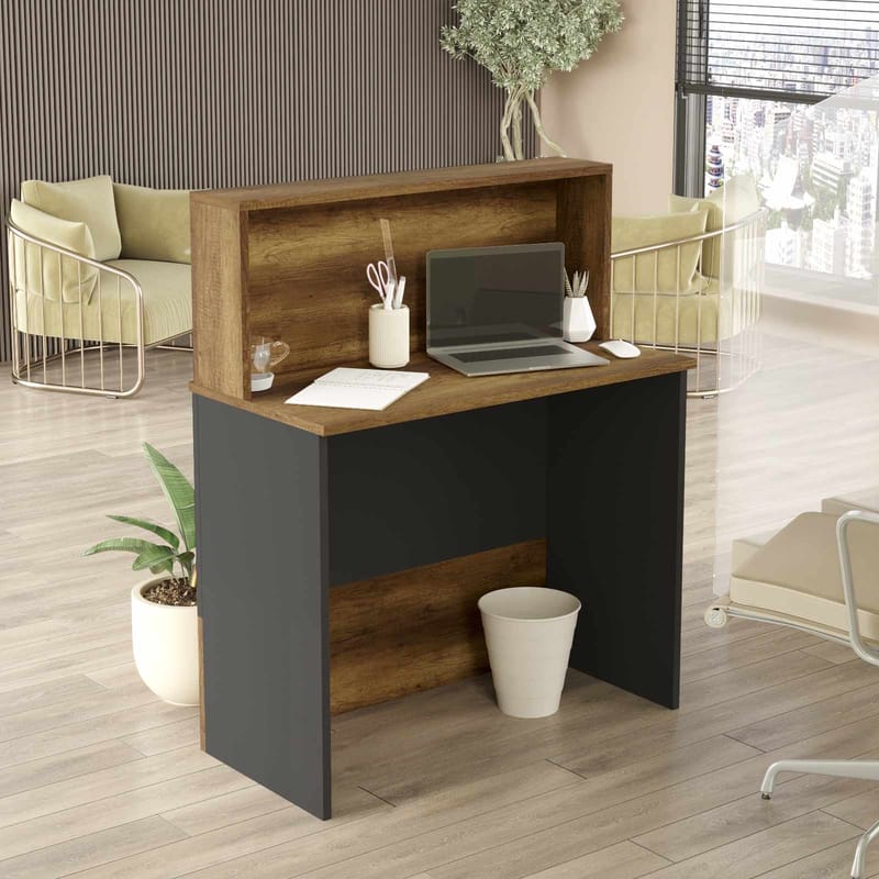 Valren Receptionbord 90x110x44,5 cm - Baroq och antracit - Möbler - Bord & matgrupp - Avlastningsbord & sidobord - Konsolbord & hallbord