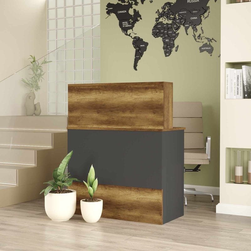 Valren Receptionbord 90x110x44,5 cm - Baroq och antracit - Möbler - Bord & matgrupp - Avlastningsbord & sidobord - Konsolbord & hallbord