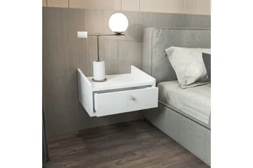 Valros Sängbord 45 cm - Vit - Möbler - Bord & matgrupp - Avlastningsbord & sidobord - Sängbord & nattduksbord