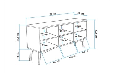 Valsot Konsollbord 170 cm - Brun - Förvaring - Förvaringsmöbler - Sideboard & skänk