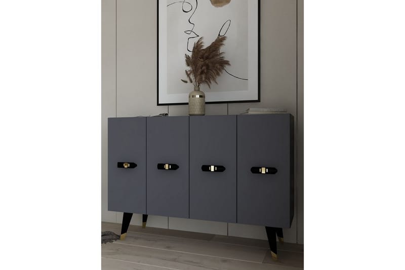 Varen Konsollbord 120 cm - Guld/Antracit - Möbler - Bord & matgrupp - Avlastningsbord & sidobord - Konsolbord & hallbord