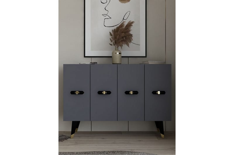 Varen Konsollbord 120 cm - Guld/Antracit - Möbler - Bord & matgrupp - Avlastningsbord & sidobord - Konsolbord & hallbord