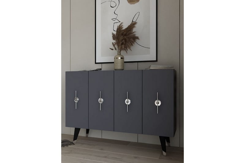 Varen Konsollbord 120 cm - Silver/Antracit - Möbler - Bord & matgrupp - Avlastningsbord & sidobord - Konsolbord & hallbord