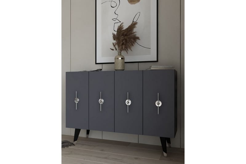 Varen Konsollbord 120 cm - Silver/Antracit - Möbler - Bord & matgrupp - Avlastningsbord & sidobord - Konsolbord & hallbord