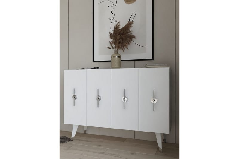 Varen Konsollbord 120 cm - Silver/Vit - Möbler - Bord & matgrupp - Avlastningsbord & sidobord - Konsolbord & hallbord