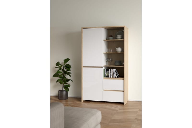 Varun Konsollbord 100 cm - Vit/Natur - Möbler - Bord & matgrupp - Avlastningsbord & sidobord - Konsolbord & hallbord