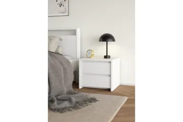 Varun Sängbord 52 cm - Vit - Möbler - Bord & matgrupp - Avlastningsbord & sidobord - Sängbord & nattduksbord