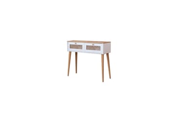 Velin Konsollbord 95 cm - Mediumfärgat trä/Vit - Möbler - Bord & matgrupp - Avlastningsbord & sidobord - Konsolbord & hallbord