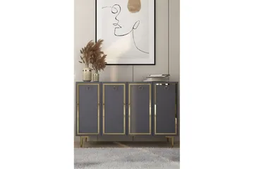 Velorae Konsollbord 120 cm - Antracit/Guld - Möbler - Bord & matgrupp - Avlastningsbord & sidobord - Konsolbord & hallbord