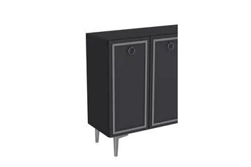 Velorae Konsollbord 120 cm - Antracit/Silver - Möbler - Bord & matgrupp - Avlastningsbord & sidobord - Konsolbord & hallbord