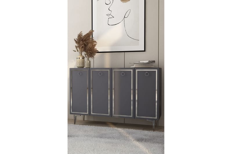 Velorae Konsollbord 120 cm - Antracit/Silver - Möbler - Bord & matgrupp - Avlastningsbord & sidobord - Konsolbord & hallbord