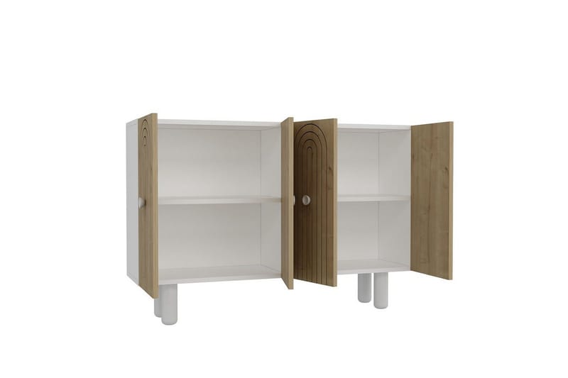 Velorae Konsollbord 120 cm - Vit/Ek - Möbler - Bord & matgrupp - Avlastningsbord & sidobord - Konsolbord & hallbord