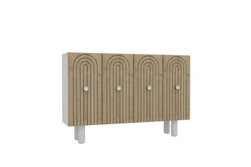 Velorae Konsollbord 120 cm - Vit/Ek - Möbler - Bord & matgrupp - Avlastningsbord & sidobord - Konsolbord & hallbord