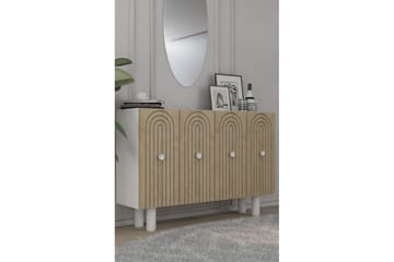 Velorae Konsollbord 120 cm - Vit/Ek - Möbler - Bord & matgrupp - Avlastningsbord & sidobord - Konsolbord & hallbord