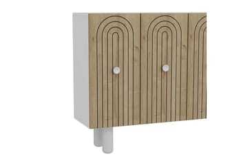 Velorae Konsollbord 120 cm - Vit/Ek - Möbler - Bord & matgrupp - Avlastningsbord & sidobord - Konsolbord & hallbord