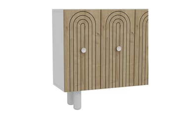 Velorae Konsollbord 120 cm - Vit/Ek - Möbler - Bord & matgrupp - Avlastningsbord & sidobord - Konsolbord & hallbord