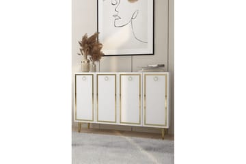 Velorae Konsollbord 120 cm - Vit/Guld - Möbler - Bord & matgrupp - Avlastningsbord & sidobord - Konsolbord & hallbord