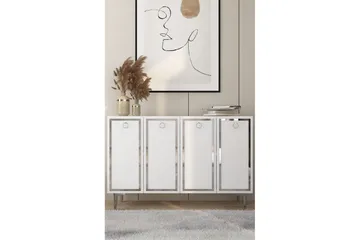 Velorae Konsollbord 120 cm - Vit/Silver - Möbler - Bord & matgrupp - Avlastningsbord & sidobord - Konsolbord & hallbord