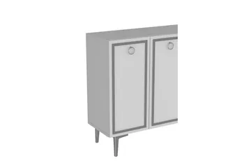 Velorae Konsollbord 120 cm - Vit/Silver - Möbler - Bord & matgrupp - Avlastningsbord & sidobord - Konsolbord & hallbord