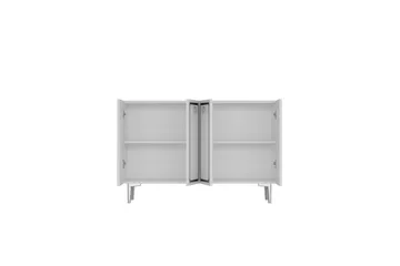 Velorae Konsollbord 120 cm - Vit/Silver - Möbler - Bord & matgrupp - Avlastningsbord & sidobord - Konsolbord & hallbord