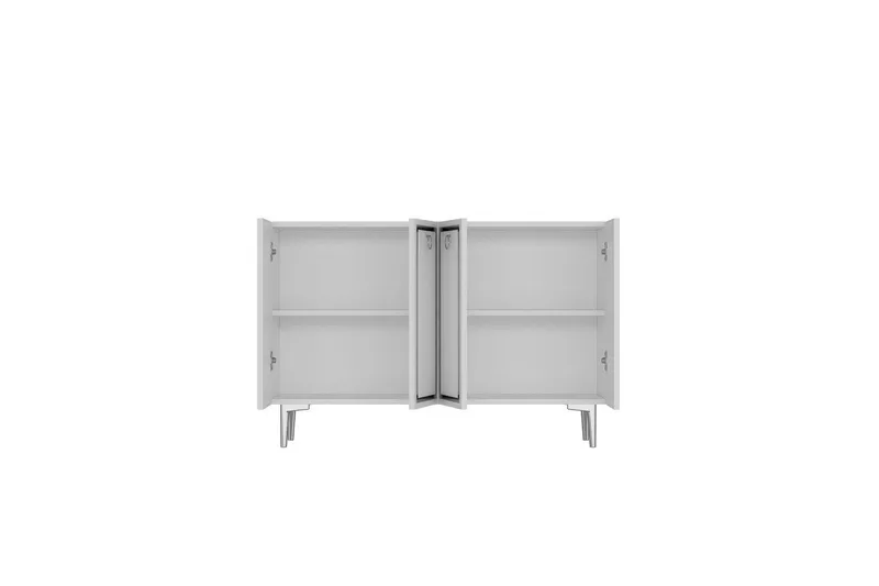 Velorae Konsollbord 120 cm - Vit/Silver - Möbler - Bord & matgrupp - Avlastningsbord & sidobord - Konsolbord & hallbord