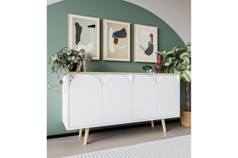 Venezia Konsollbord 150 cm - Brun/Vit - Möbler - Bord & matgrupp - Avlastningsbord & sidobord - Konsolbord & hallbord