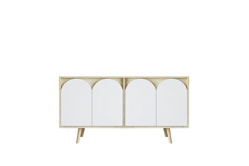 Venezia Konsollbord 150 cm, Brun/Vit