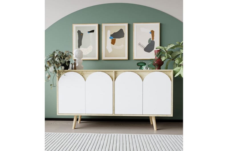 Venezia Konsollbord 150 cm - Brun/Vit - Möbler - Bord & matgrupp - Avlastningsbord & sidobord - Konsolbord & hallbord