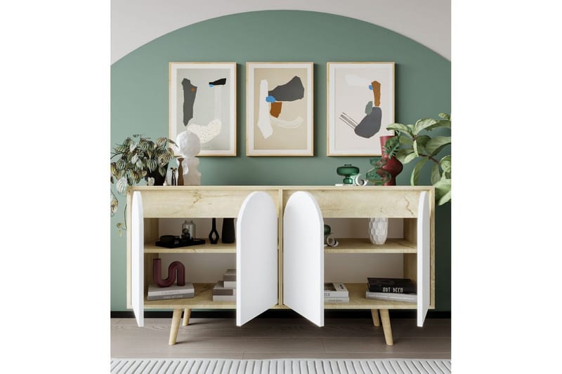 Venezia Konsollbord 150 cm - Brun/Vit - Möbler - Bord & matgrupp - Avlastningsbord & sidobord - Konsolbord & hallbord